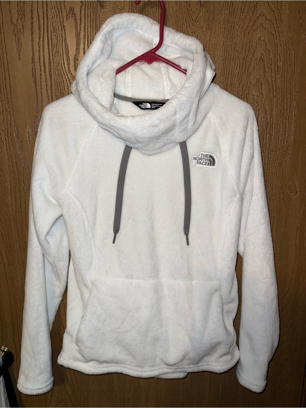 The North Face Women’s White Cowl Neck Fleece Pullover